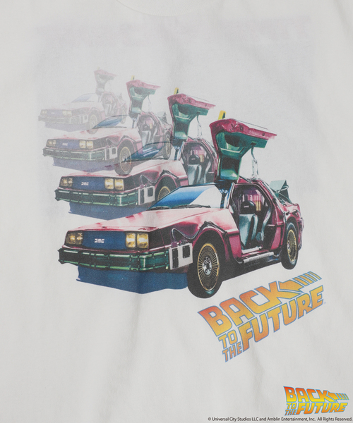 JOURNAL STANDARD relume(ジャーナルスタンダード レリューム)の「BACK TO THE FUTURE / バックトゥザフューチャー 別注 ムービー プリントT(Tシャツ/カットソー・メンズ・ホワイト/ライトグレー/ブラックミックス/ブラック・LARGE/MEDIUM)」の18枚目の写真