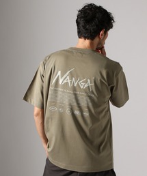 NANGA（ナンガ）の「【NANGA Mt.&Sea(ナンガ)】別注ヒストリーロゴTシャツ[マルチファンクション]（Tシャツ/カットソー）」