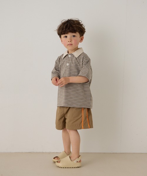 riziere（リジェール）の「ネオンダブルライン水陸両用ショートパンツ（その他パンツ・キッズ・ブラウン/モカ・120/110/100/90/150/140/130）」の12枚目の写真