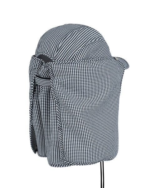 SUNLOVE(サンラブ)の「Check Breath Hybrid Cap(キャップ・レディース・ネイビー/チェック/オリーブ・FREE)」の14枚目の写真