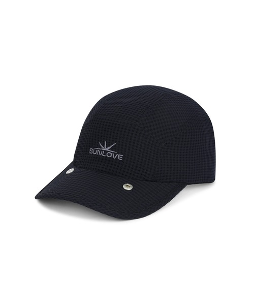 SUNLOVE(サンラブ)の「Check Breath Hybrid Cap(キャップ・レディース・ネイビー/チェック/オリーブ・FREE)」の10枚目の写真