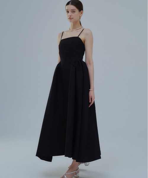 ORGUE(オルグ)の「Panel fit tweed cami one-piece/パネルフィットツイードキャミワンピース(ワンピース・レディース・ホワイト/ブラック・SMALL/MEDIUM)」の2枚目の写真