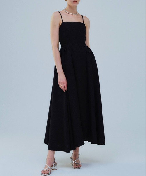 ORGUE(オルグ)の「Panel fit tweed cami one-piece/パネルフィットツイードキャミワンピース(ワンピース・レディース・ホワイト/ブラック・SMALL/MEDIUM)」の7枚目の写真