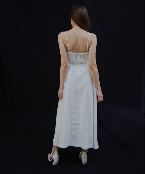 ORGUE(オルグ)の「Panel fit tweed cami one-piece/パネルフィットツイードキャミワンピース(ワンピース・レディース・ホワイト/ブラック・SMALL/MEDIUM)」の11枚目の写真