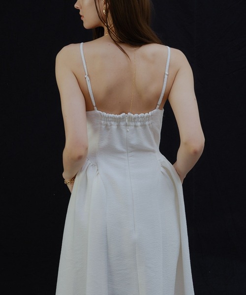 ORGUE(オルグ)の「Panel fit tweed cami one-piece/パネルフィットツイードキャミワンピース(ワンピース・レディース・ホワイト/ブラック・SMALL/MEDIUM)」の13枚目の写真