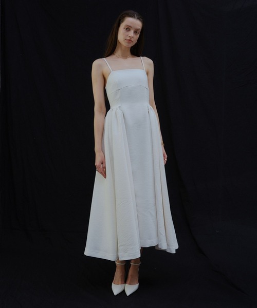 ORGUE(オルグ)の「Panel fit tweed cami one-piece/パネルフィットツイードキャミワンピース(ワンピース・レディース・ホワイト/ブラック・SMALL/MEDIUM)」の17枚目の写真