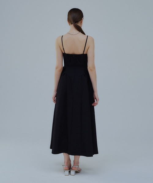ORGUE(オルグ)の「Panel fit tweed cami one-piece/パネルフィットツイードキャミワンピース(ワンピース・レディース・ホワイト/ブラック・SMALL/MEDIUM)」の6枚目の写真