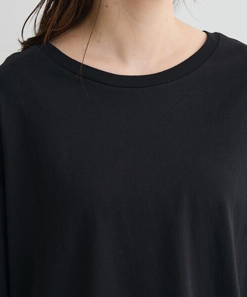 Green Parks(グリーンパークス)の「レースドッキングTシャツ(Tシャツ/カットソー・レディース・ブラック/チャコールグレー/オフホワイト・FREE)」の21枚目の写真