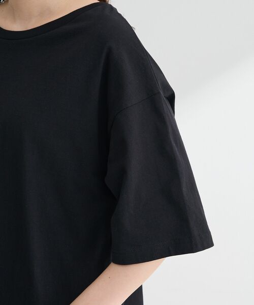 Green Parks(グリーンパークス)の「レースドッキングTシャツ(Tシャツ/カットソー・レディース・ブラック/チャコールグレー/オフホワイト・FREE)」の22枚目の写真