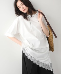 レースドッキングTシャツ