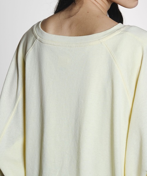 ROSE BUD(ローズバッド)の「BALLOON HEM T-SHIRT(Tシャツ/カットソー・レディース・イエロー/ブラック・ONE SIZE)」の3枚目の写真
