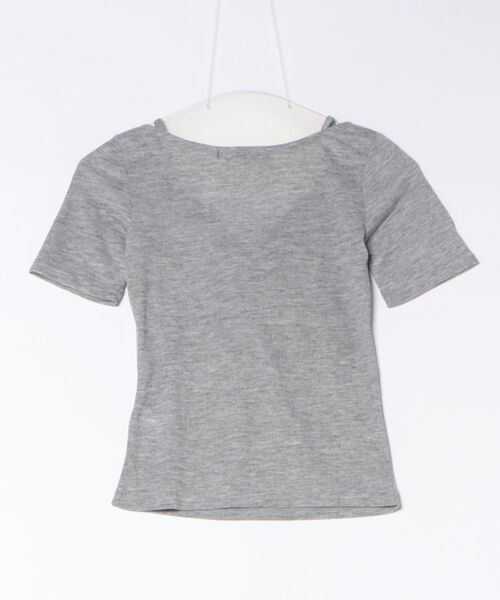 GORGE（ゴージ）の「《フロントギャザー×レースレイヤード》カットソー／Y2K／フェミニン／春夏／全3色（Tシャツ/カットソー・レディース・チャコール/ライトグレー/ブラック・F）」の18枚目の写真