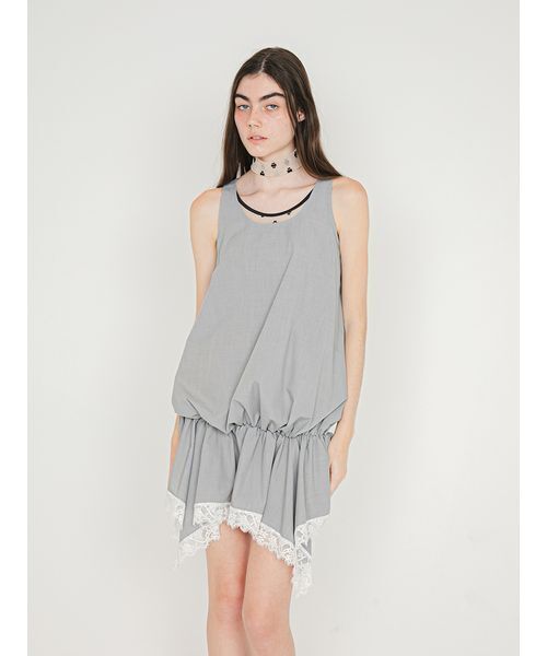 SORIN(ソリン )の「Back Open Balloon Tanktop/バックオープン バルーンタンクトップ(タンクトップ・レディース・グレー/ダークグレー/ホワイト・38)」の1枚目の写真