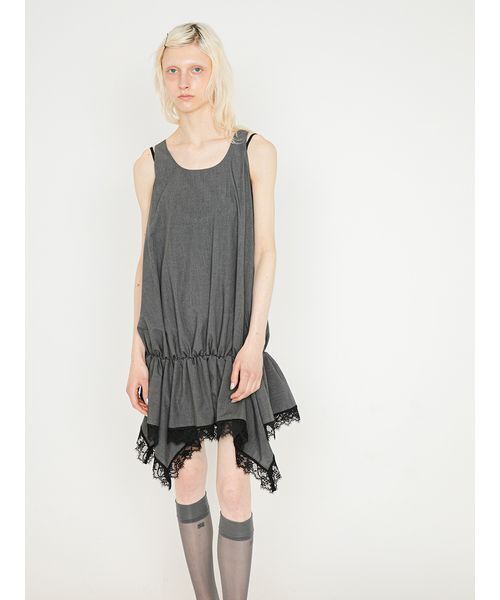 SORIN(ソリン )の「Back Open Balloon Tanktop/バックオープン バルーンタンクトップ(タンクトップ・レディース・グレー/ダークグレー/ホワイト・38)」の3枚目の写真