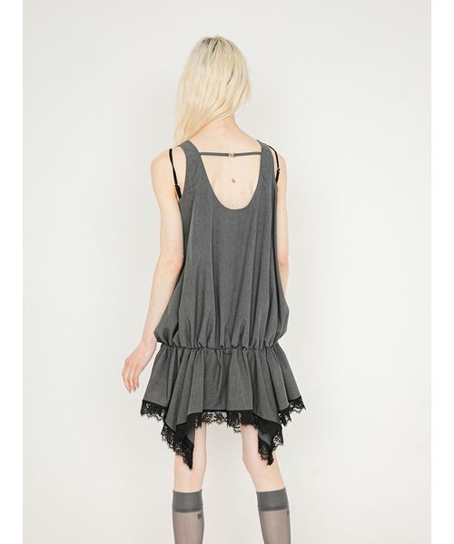 SORIN(ソリン )の「Back Open Balloon Tanktop/バックオープン バルーンタンクトップ(タンクトップ・レディース・グレー/ダークグレー/ホワイト・38)」の7枚目の写真