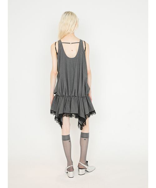 SORIN(ソリン )の「Back Open Balloon Tanktop/バックオープン バルーンタンクトップ(タンクトップ・レディース・グレー/ダークグレー/ホワイト・38)」の10枚目の写真