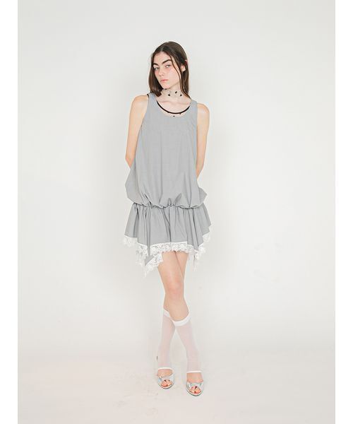 SORIN(ソリン )の「Back Open Balloon Tanktop/バックオープン バルーンタンクトップ(タンクトップ・レディース・グレー/ダークグレー/ホワイト・38)」の16枚目の写真