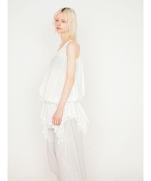 SORIN(ソリン )の「Back Open Balloon Tanktop/バックオープン バルーンタンクトップ(タンクトップ・レディース・グレー/ダークグレー/ホワイト・38)」の22枚目の写真