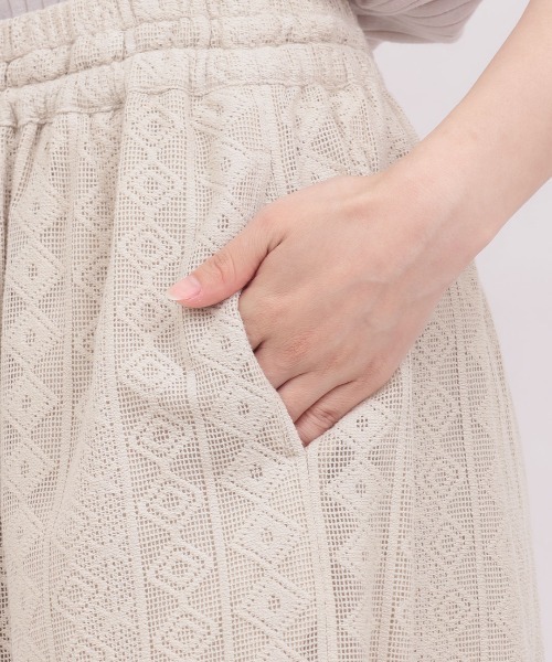 チチカカ(チチカカ)の「パッチワークレースパンツ(その他パンツ・レディース・ライトベージュ/ブラック/ピンク・FREE)」の15枚目の写真