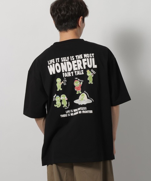 LAKOLE(ラコレ)の「ALIENプリントTシャツ / 659293(Tシャツ/カットソー・メンズ・ホワイト/ブラック・LARGE/MEDIUM)」の8枚目の写真