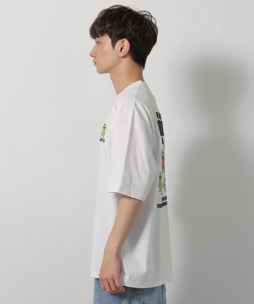 LAKOLE(ラコレ)の「ALIENプリントTシャツ / 659293(Tシャツ/カットソー・メンズ・ホワイト/ブラック・LARGE/MEDIUM)」の10枚目の写真