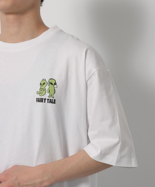 LAKOLE(ラコレ)の「ALIENプリントTシャツ / 659293(Tシャツ/カットソー・メンズ・ホワイト/ブラック・LARGE/MEDIUM)」の13枚目の写真