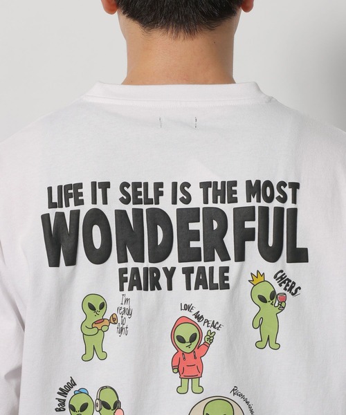 LAKOLE(ラコレ)の「ALIENプリントTシャツ / 659293(Tシャツ/カットソー・メンズ・ホワイト/ブラック・LARGE/MEDIUM)」の15枚目の写真