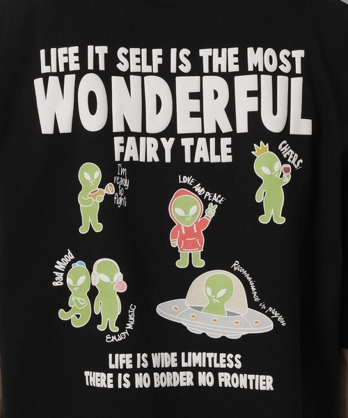 LAKOLE(ラコレ)の「ALIENプリントTシャツ / 659293(Tシャツ/カットソー・メンズ・ホワイト/ブラック・LARGE/MEDIUM)」の19枚目の写真