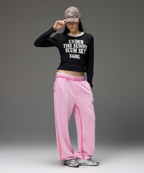 X-girl(エックスガール)の「X-girl x NEW ERA (R) 9FORTY TM EMBROIDERED XG LOGO CAP(キャップ・レディース・ブラウン/ブラック/ベージュ・ONE SIZE)」の8枚目の写真