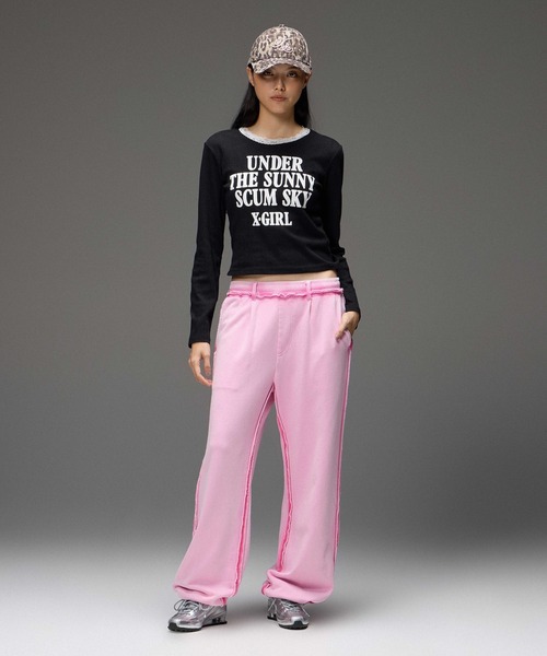 X-girl(エックスガール)の「X-girl x NEW ERA (R) 9FORTY TM EMBROIDERED XG LOGO CAP(キャップ・レディース・ブラウン/ブラック/ベージュ・ONE SIZE)」の9枚目の写真