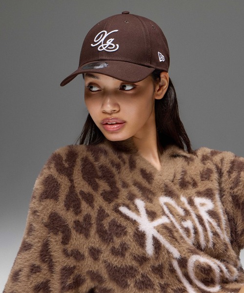 X-girl(エックスガール)の「X-girl x NEW ERA (R) 9FORTY TM EMBROIDERED XG LOGO CAP(キャップ・レディース・ブラウン/ブラック/ベージュ・ONE SIZE)」の12枚目の写真