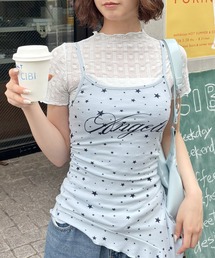 シースルー」に該当するトップス（花柄・ボタニカル柄）ファッション