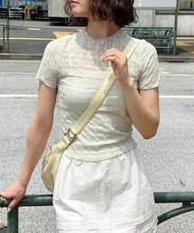 シースルー」に該当するトップス（花柄・ボタニカル柄）ファッション