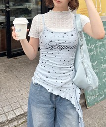 シースルー」に該当するトップス（花柄・ボタニカル柄）ファッション