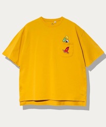 go slow caravan（ゴースローキャラバン）の「シリコンバイオ 色々ポケット刺繍 ゆったり TEE（Tシャツ/カットソー）」