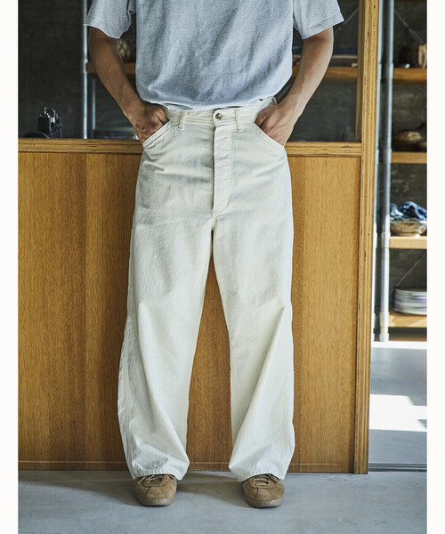 orSlow(オアスロウ)の「orSlow | WIDE FIT 30'S PAINTER PANTS MEN(その他パンツ・メンズ・アイボリー・2)」の10枚目の写真