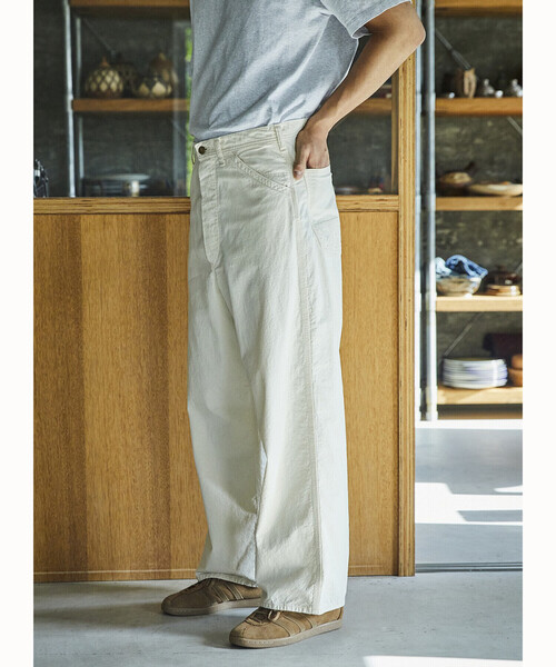 orSlow(オアスロウ)の「orSlow | WIDE FIT 30'S PAINTER PANTS MEN(その他パンツ・メンズ・アイボリー・2)」の11枚目の写真