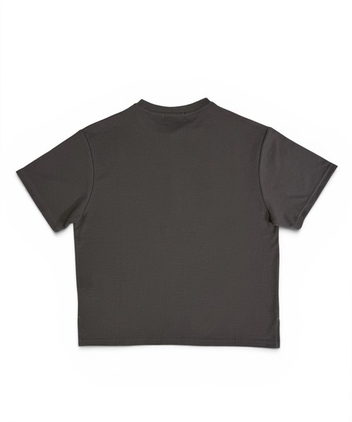 Starting Over(スターティングオーバー)の「短丈スナップヘンリーワッフル半袖Tシャツ / ショートレングス サーマル ヘンリーネック Tシャツ【ユニセックス】(Tシャツ/カットソー・メンズ・オフホワイト/カーキ/チャコールグレー/ブラック・M/L)」の10枚目の写真