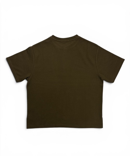 Starting Over(スターティングオーバー)の「短丈スナップヘンリーワッフル半袖Tシャツ / ショートレングス サーマル ヘンリーネック Tシャツ【ユニセックス】(Tシャツ/カットソー・メンズ・オフホワイト/カーキ/チャコールグレー/ブラック・M/L)」の12枚目の写真