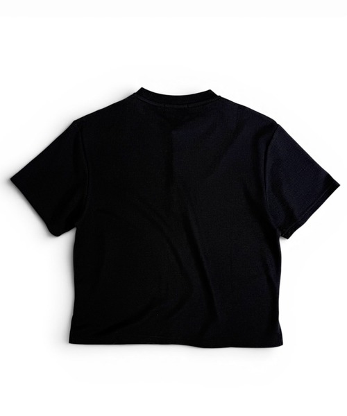Starting Over(スターティングオーバー)の「短丈スナップヘンリーワッフル半袖Tシャツ / ショートレングス サーマル ヘンリーネック Tシャツ【ユニセックス】(Tシャツ/カットソー・メンズ・オフホワイト/カーキ/チャコールグレー/ブラック・M/L)」の18枚目の写真