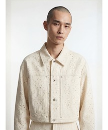 TAJEN:T（タジェント）の「COTTON EYELET EMBROIDERY JACKET/コットンアイレットエンブロイダリー ジャケット（セットアップ）」