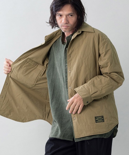 EGO TRIPPING(エゴトリッピング)の「ms6531- FLIPPADDING-SHIRTS リバーシブルシャツ(616706)(シャツ/ブラウス・メンズ・オリーブ/チャコールグレー×ブラック/ブラック/ワイン・46/48)」の10枚目の写真