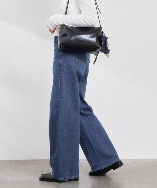 U by SPICK&SPAN(ユーバイスピックアンドスパン)の「《追加》SOMETHING / サムシング HANA CURVE TAPERED 2(デニムパンツ・レディース・ブルー/ネイビー・MEDIUM/SMALL/LARGE/X-SMALL)」の20枚目の写真