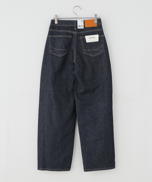 U by SPICK&SPAN(ユーバイスピックアンドスパン)の「《追加》SOMETHING / サムシング HANA CURVE TAPERED 2(デニムパンツ・レディース・ブルー/ネイビー・MEDIUM/SMALL/LARGE/X-SMALL)」の16枚目の写真
