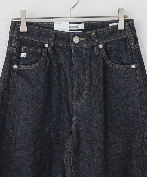 U by SPICK&SPAN(ユーバイスピックアンドスパン)の「《追加》SOMETHING / サムシング HANA CURVE TAPERED 2(デニムパンツ・レディース・ブルー/ネイビー・MEDIUM/SMALL/LARGE/X-SMALL)」の15枚目の写真