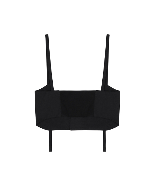 41PRAY（サイルプレイ）の「Corset Layered Sleeveless Top / Black（Tシャツ/カットソー・レディース・ブラック・OS）」の5枚目の写真