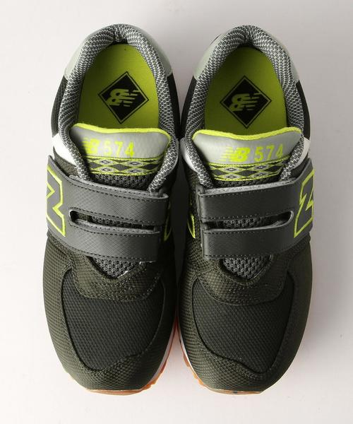 NEW BALANCE（ニューバランス）の「■■■【NEW　BALANCE(ニューバランス)】KV574 17cm-23cm◆（スニーカー・キッズ・グレー/ダークグリーン・17cm/22cm/19cm/23cm/21cm/20cm/18cm）」の5枚目の写真
