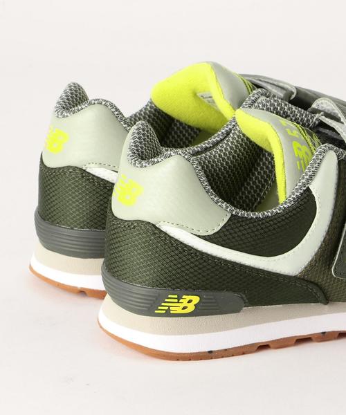 NEW BALANCE（ニューバランス）の「■■■【NEW　BALANCE(ニューバランス)】KV574 17cm-23cm◆（スニーカー・キッズ・グレー/ダークグリーン・17cm/22cm/19cm/23cm/21cm/20cm/18cm）」の4枚目の写真