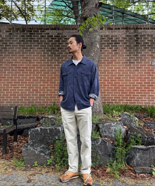RISE&BELOW(ライズアンドビロー)の「ガーメントダイ265オックスフォードイージーパンツMUSHROOM(その他パンツ・メンズ・その他・30/32/34/36)」の6枚目の写真