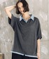 ROCHEM（ローシェン）の「フェイクレイヤードサマーニットスキッパーシャツ（シャツ/ブラウス・XS）」